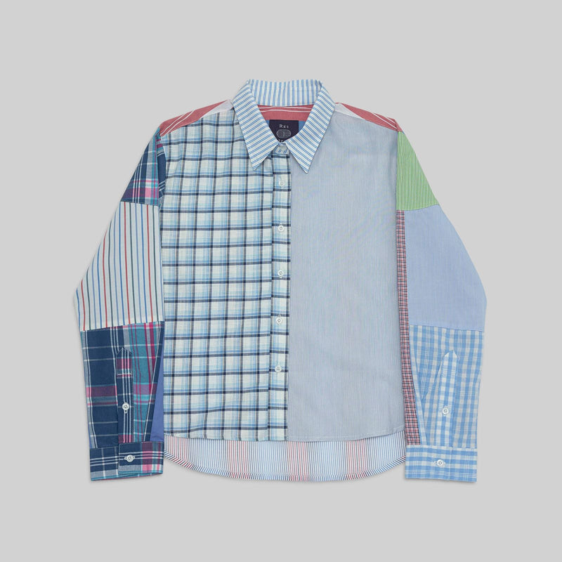 Patchwork Cropped Shirt - RES IPSA