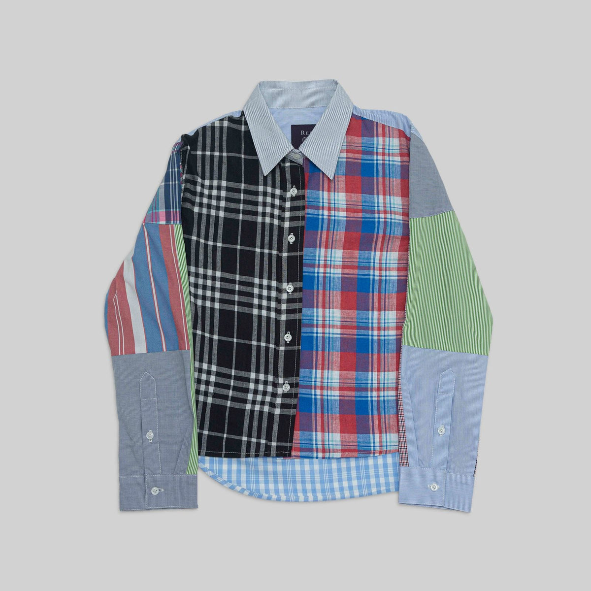 Patchwork Cropped Shirt - RES IPSA