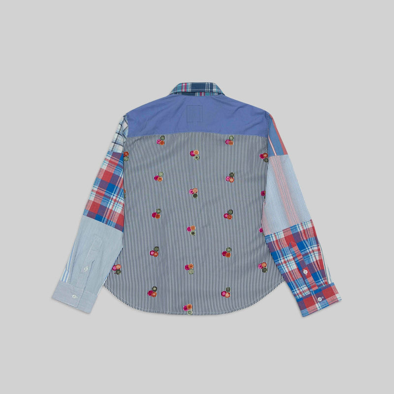 Patchwork Cropped Shirt - RES IPSA