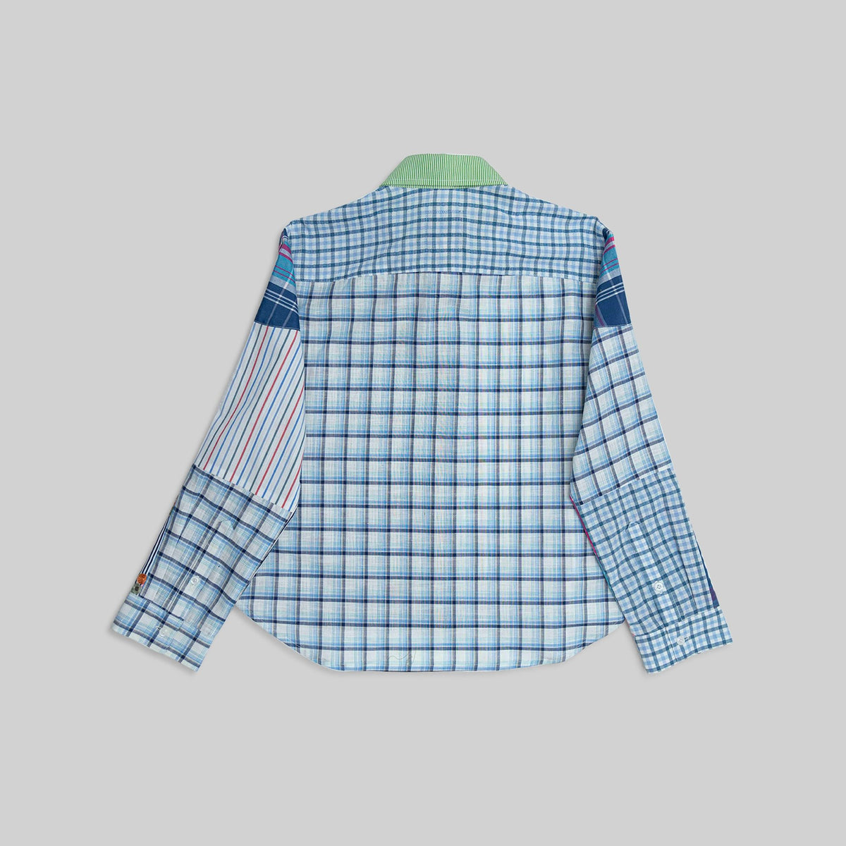 Patchwork Cropped Shirt - RES IPSA