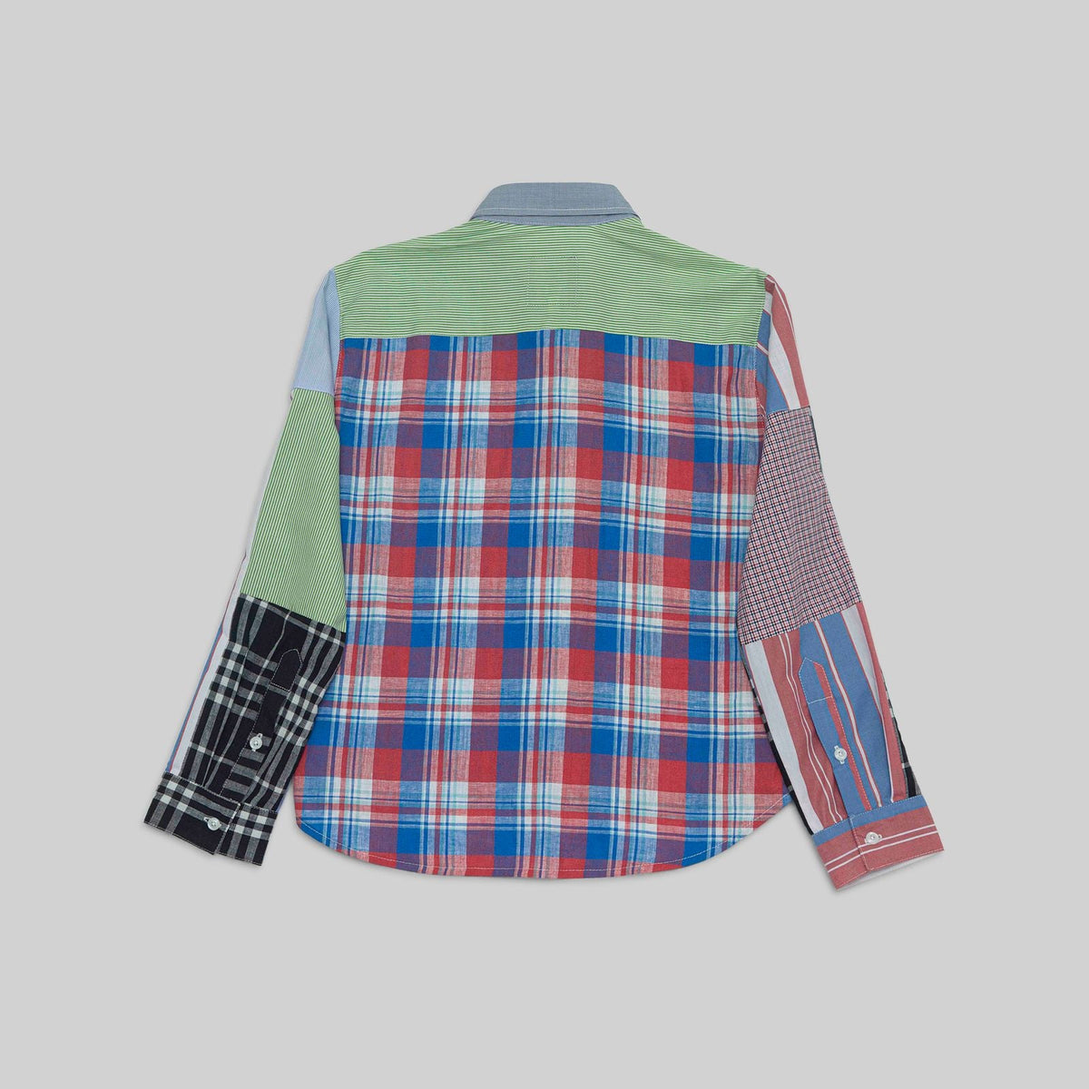 Patchwork Cropped Shirt - RES IPSA