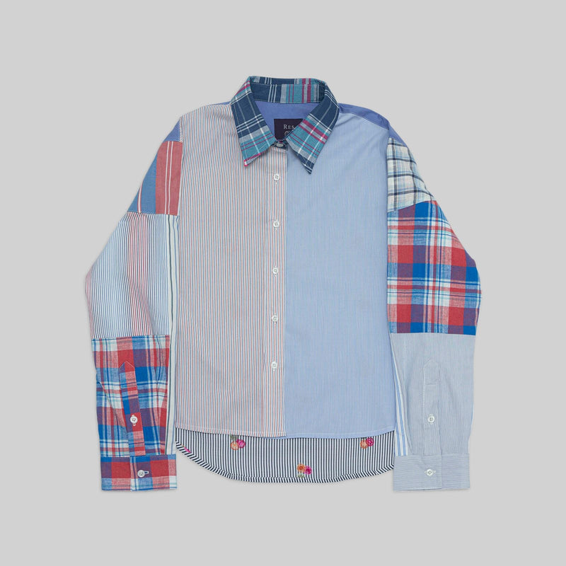 Patchwork Cropped Shirt - RES IPSA