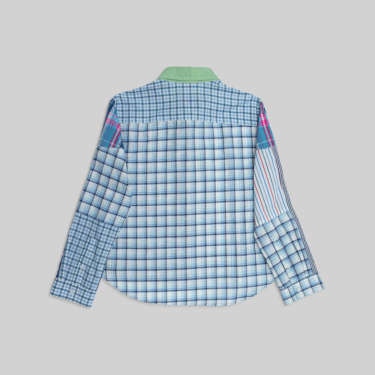 Patchwork Cropped Shirt - RES IPSA