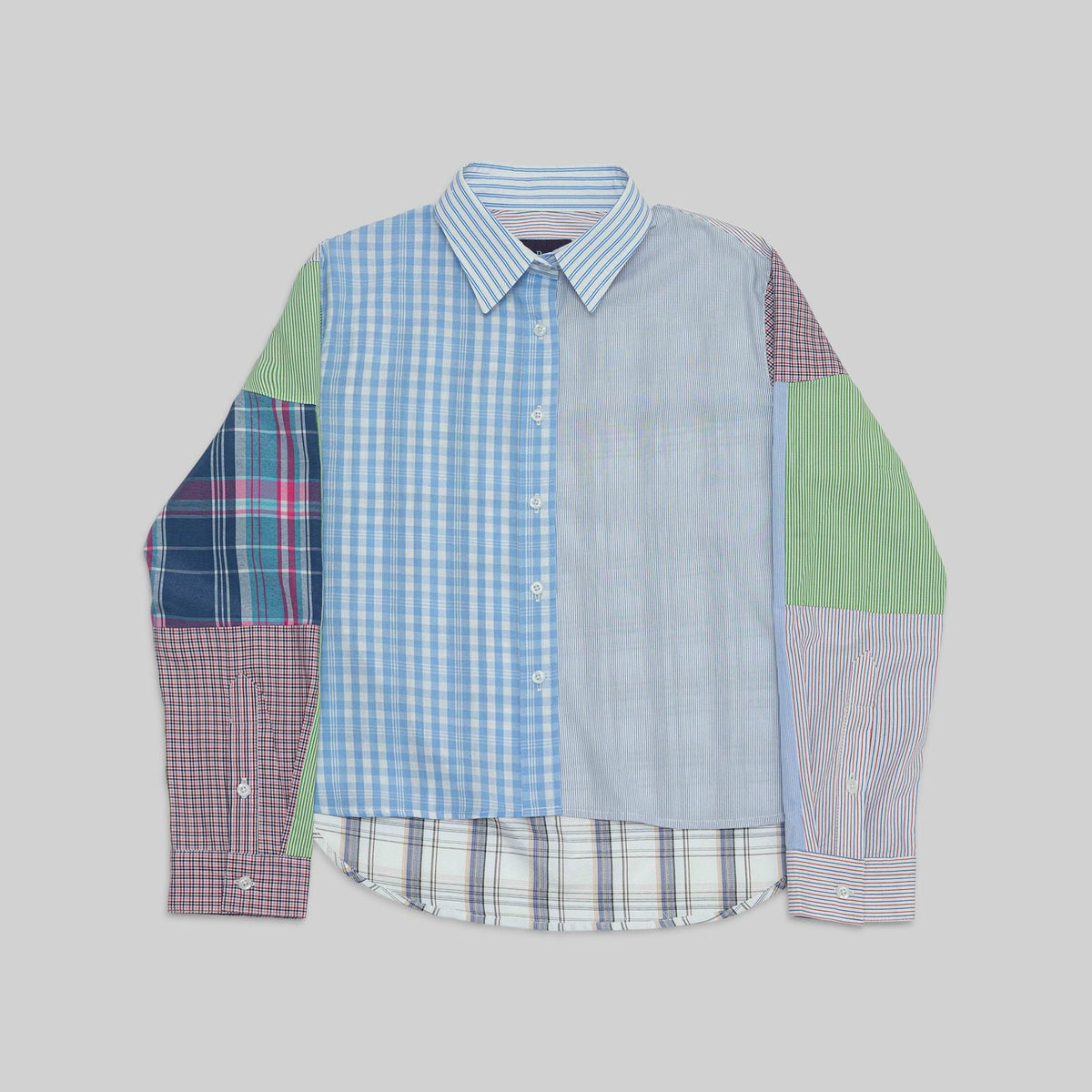 Patchwork Cropped Shirt - RES IPSA