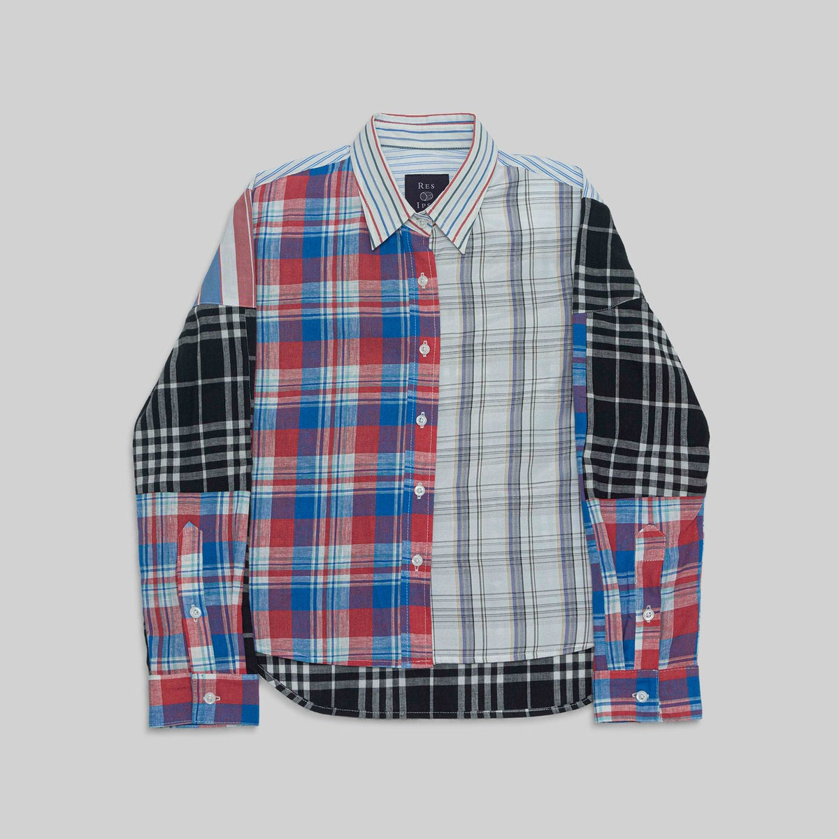 Patchwork Cropped Shirt - RES IPSA