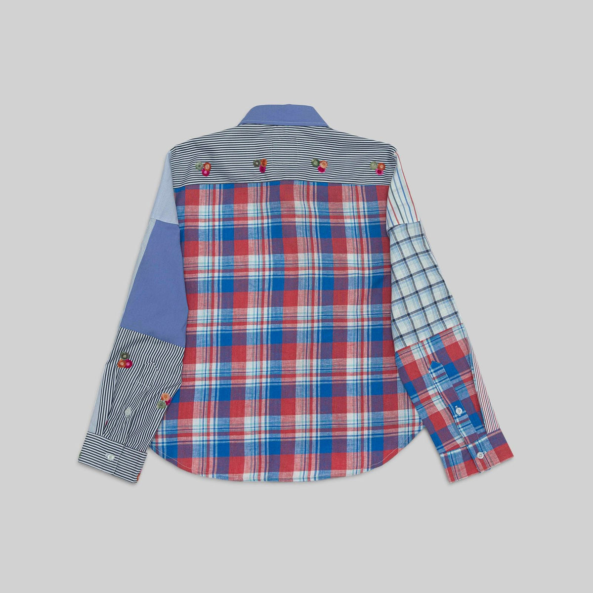 Patchwork Cropped Shirt - RES IPSA