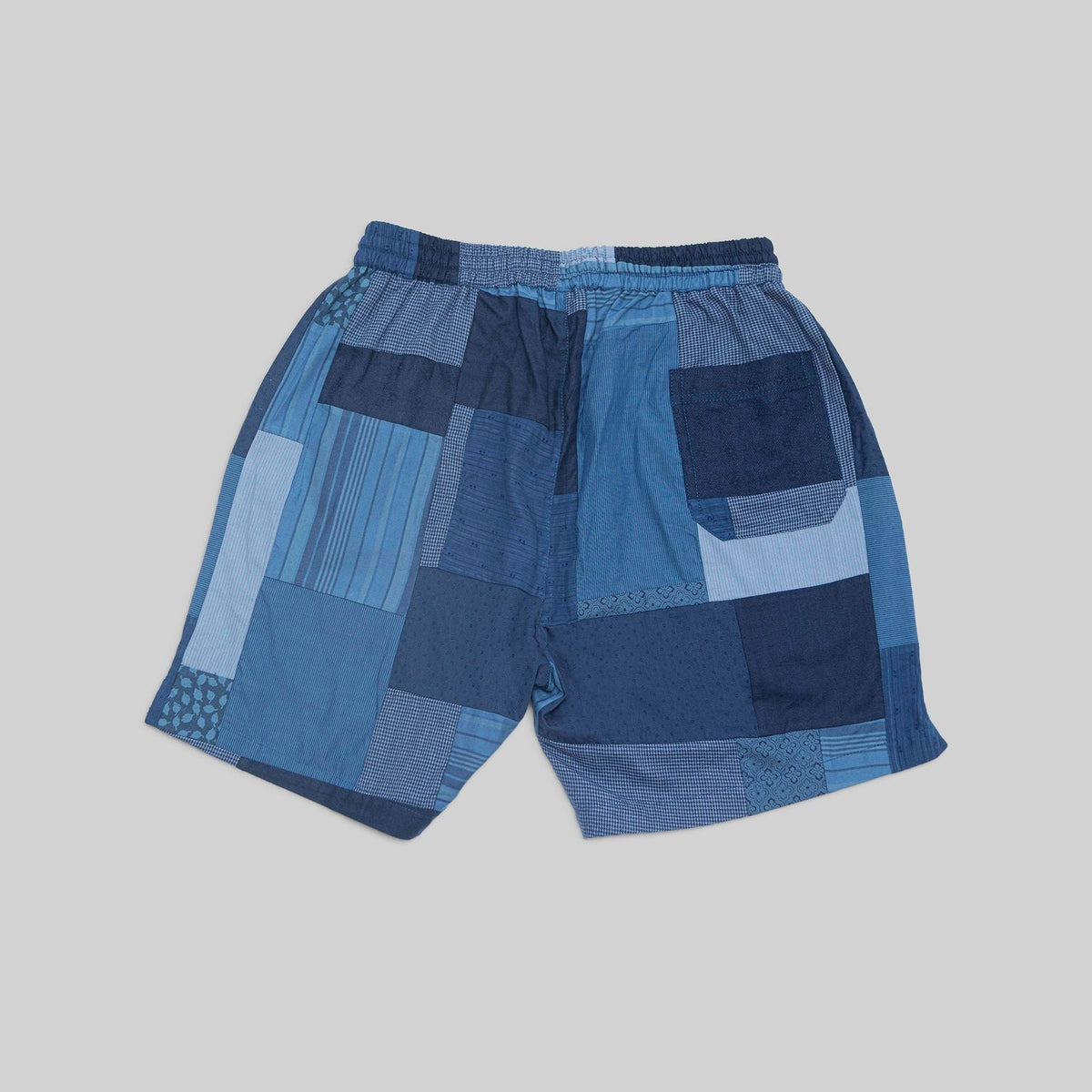 Patchwork Indigo Shorts - RES IPSA