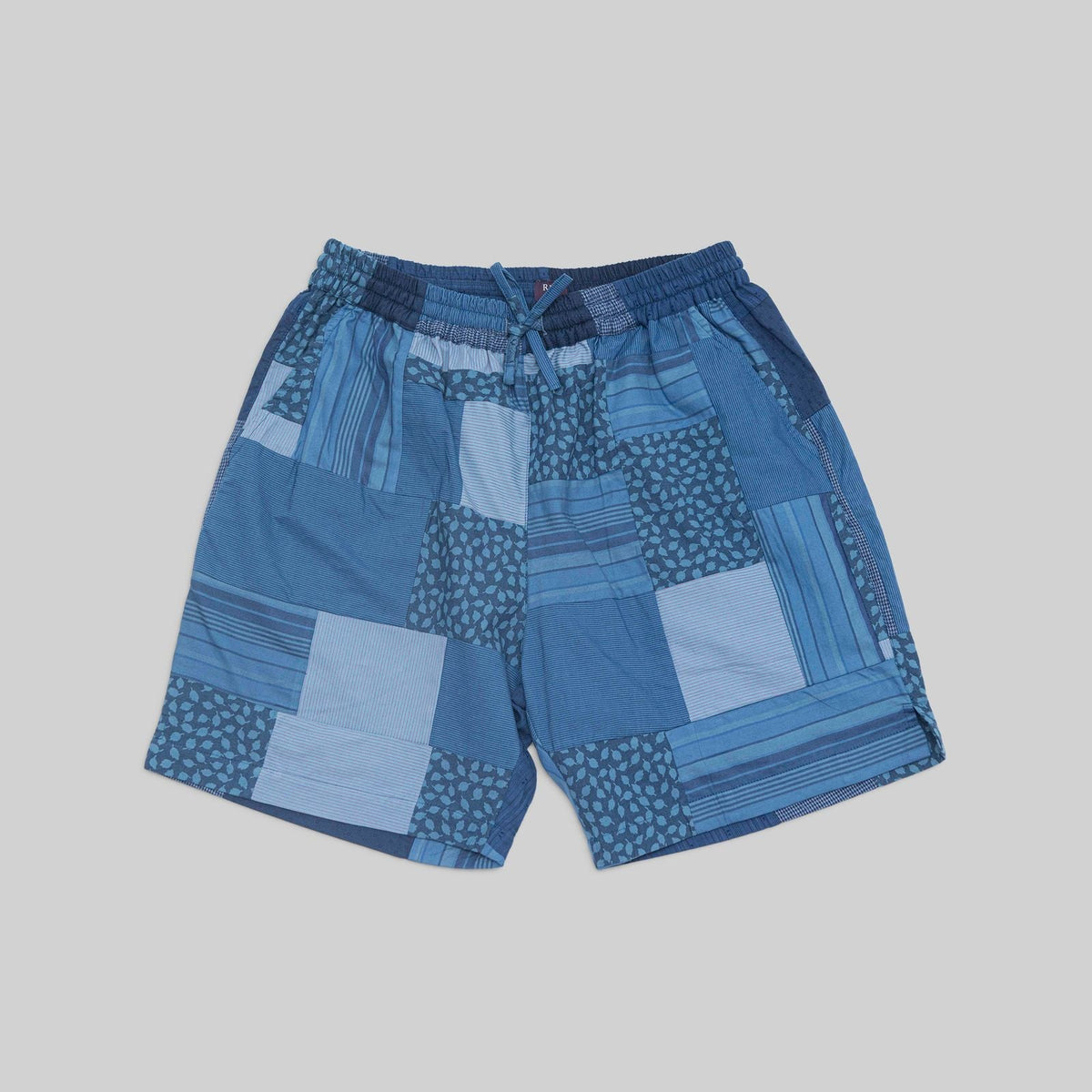 Patchwork Indigo Shorts - RES IPSA