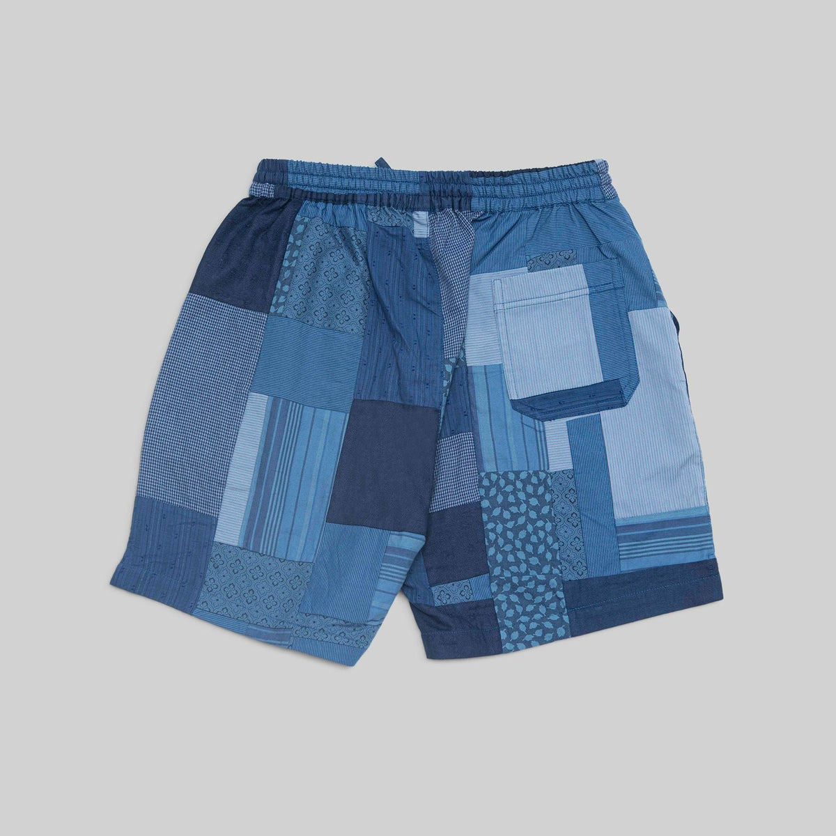 Patchwork Indigo Shorts - RES IPSA