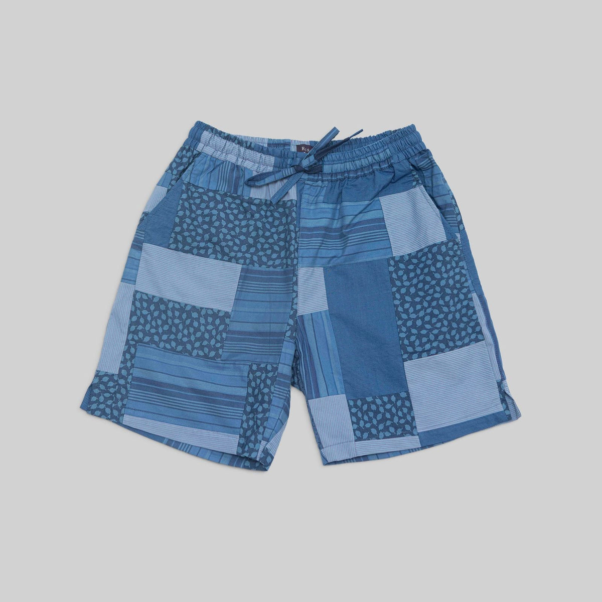 Patchwork Indigo Shorts - RES IPSA