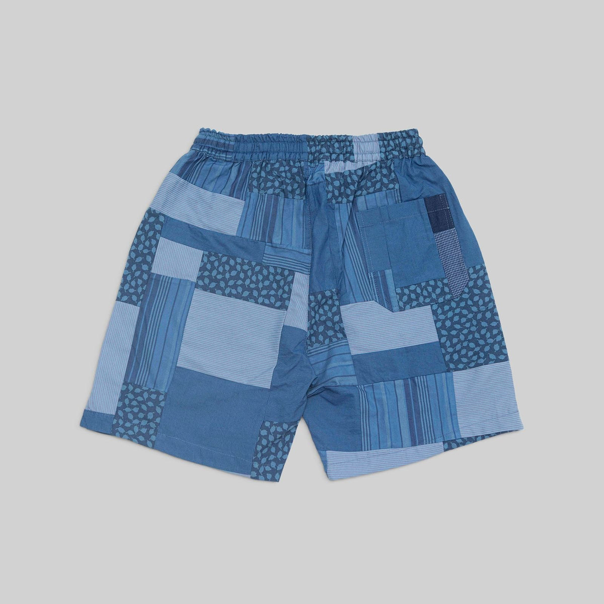 Patchwork Indigo Shorts - RES IPSA