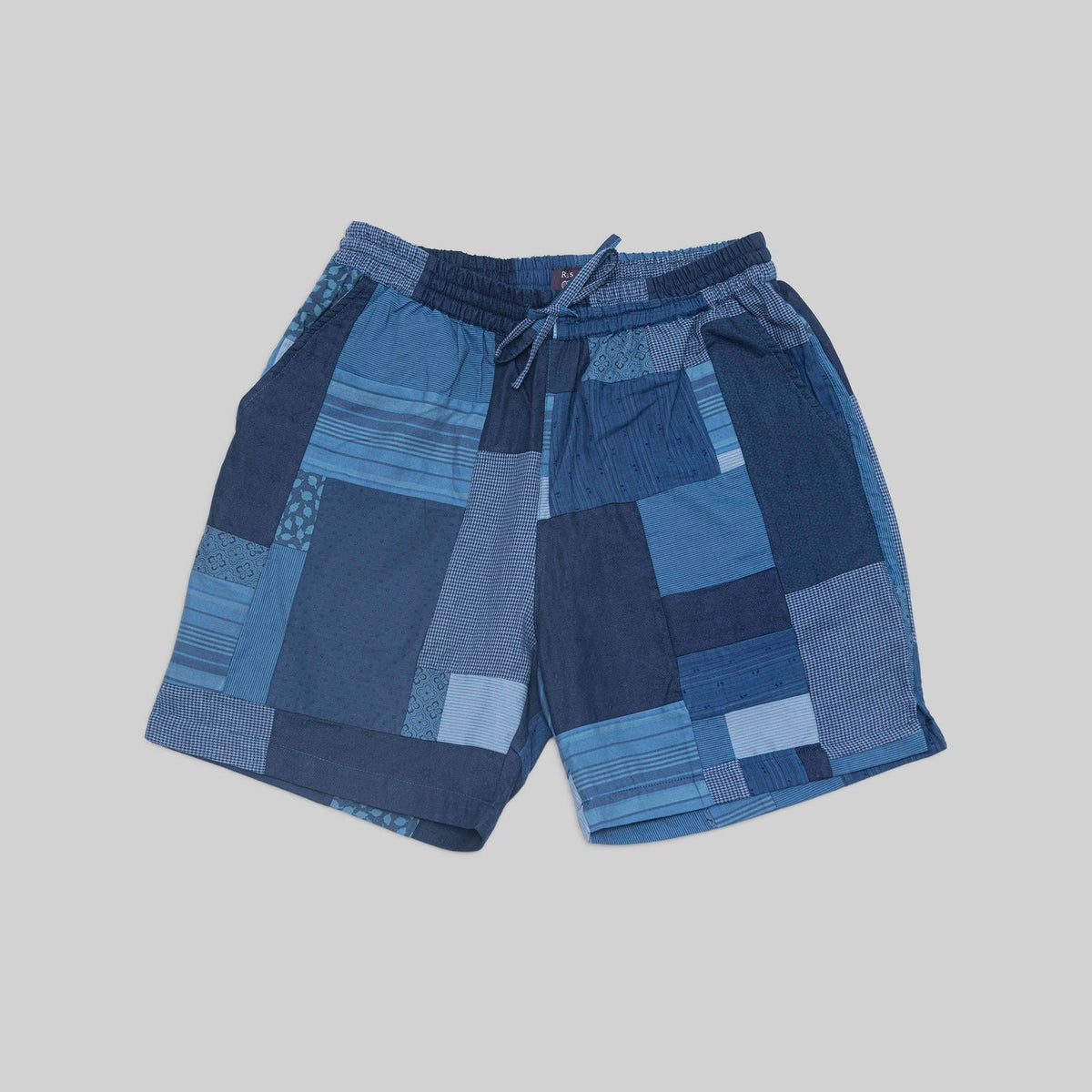 Patchwork Indigo Shorts - RES IPSA