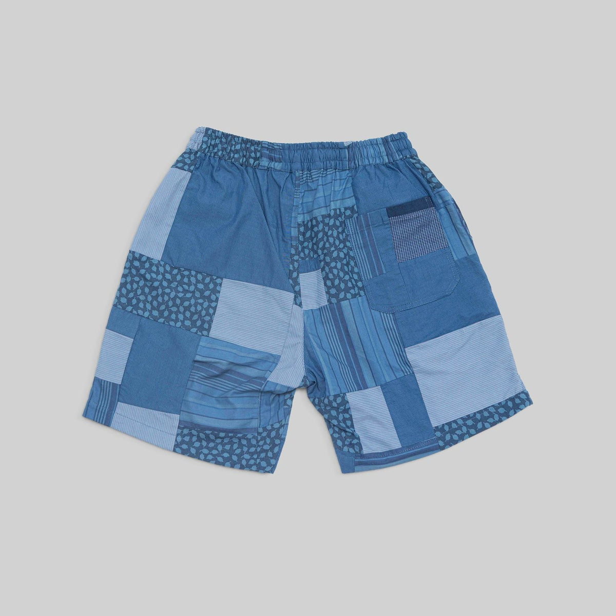 Patchwork Indigo Shorts - RES IPSA