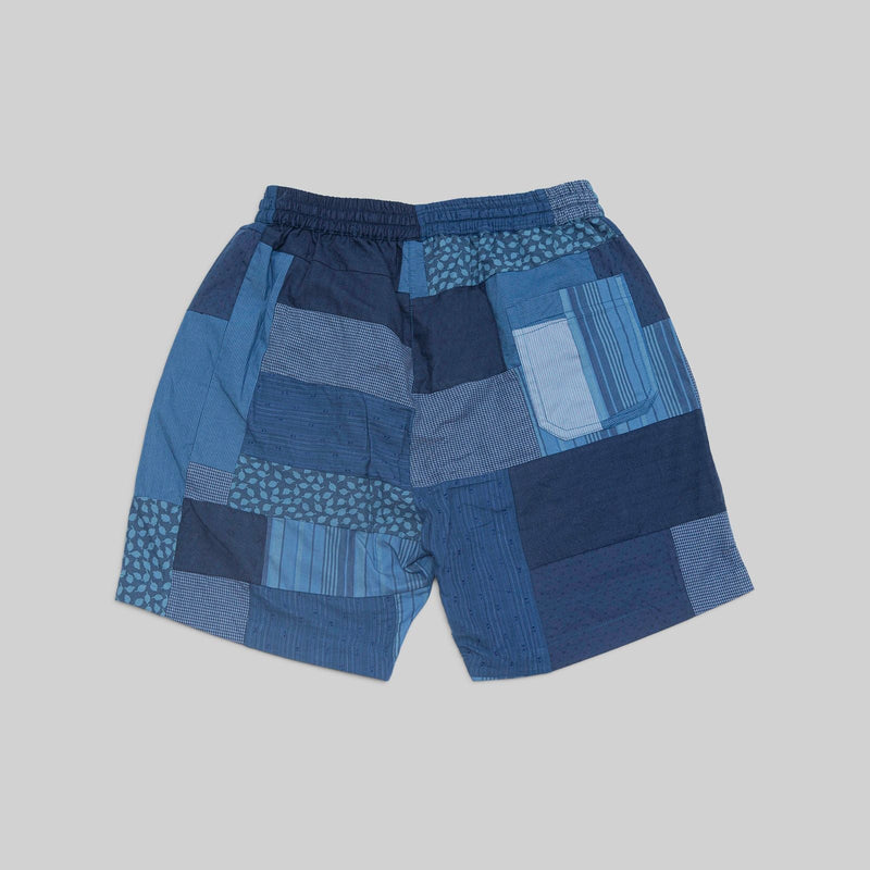 Patchwork Indigo Shorts - RES IPSA