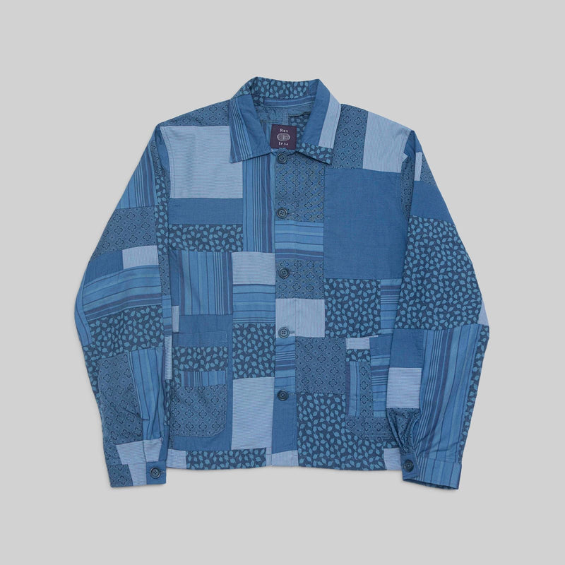 Patchwork Indigo Workshirt - RES IPSA