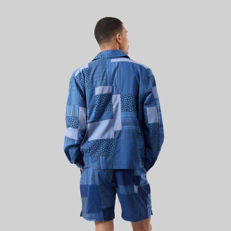 Patchwork Indigo Workshirt - RES IPSA