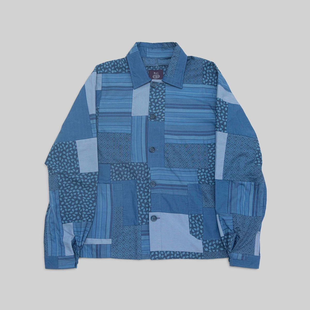 Patchwork Indigo Workshirt - RES IPSA