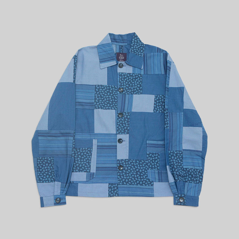 Patchwork Indigo Workshirt - RES IPSA