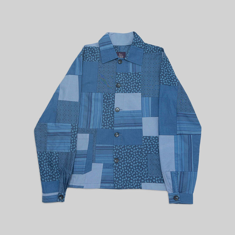 Patchwork Indigo Workshirt - RES IPSA