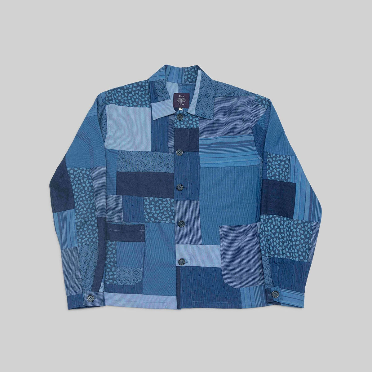 Patchwork Indigo Workshirt - RES IPSA