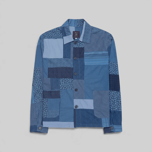 Patchwork Indigo Workshirt - RES IPSA