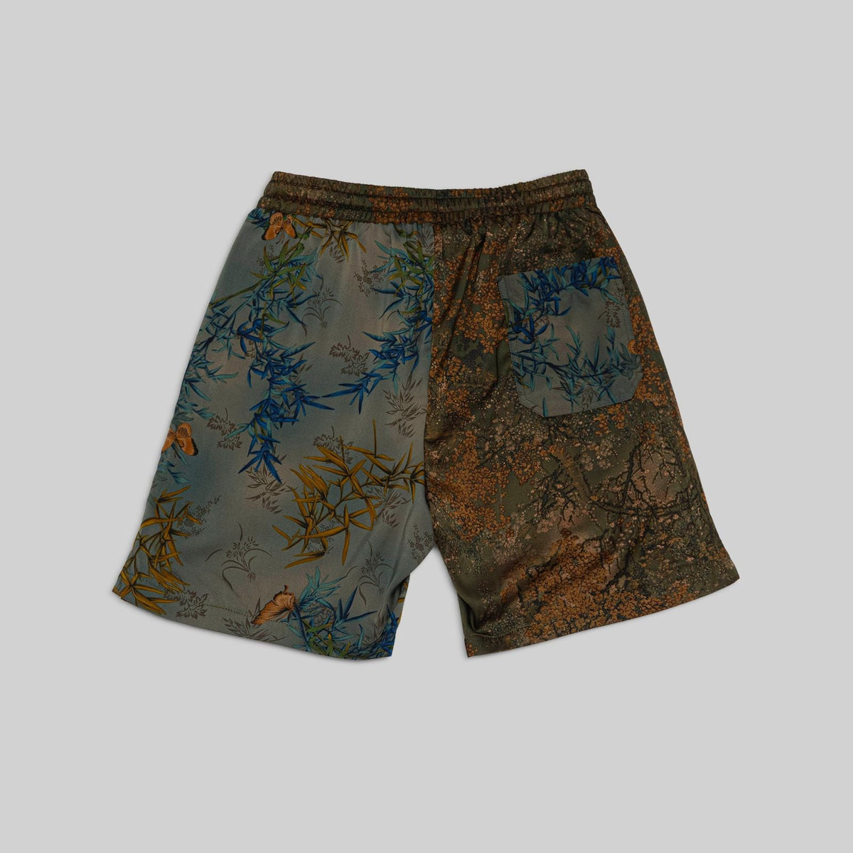 Patchwork Silk Camp Shorts - RES IPSA
