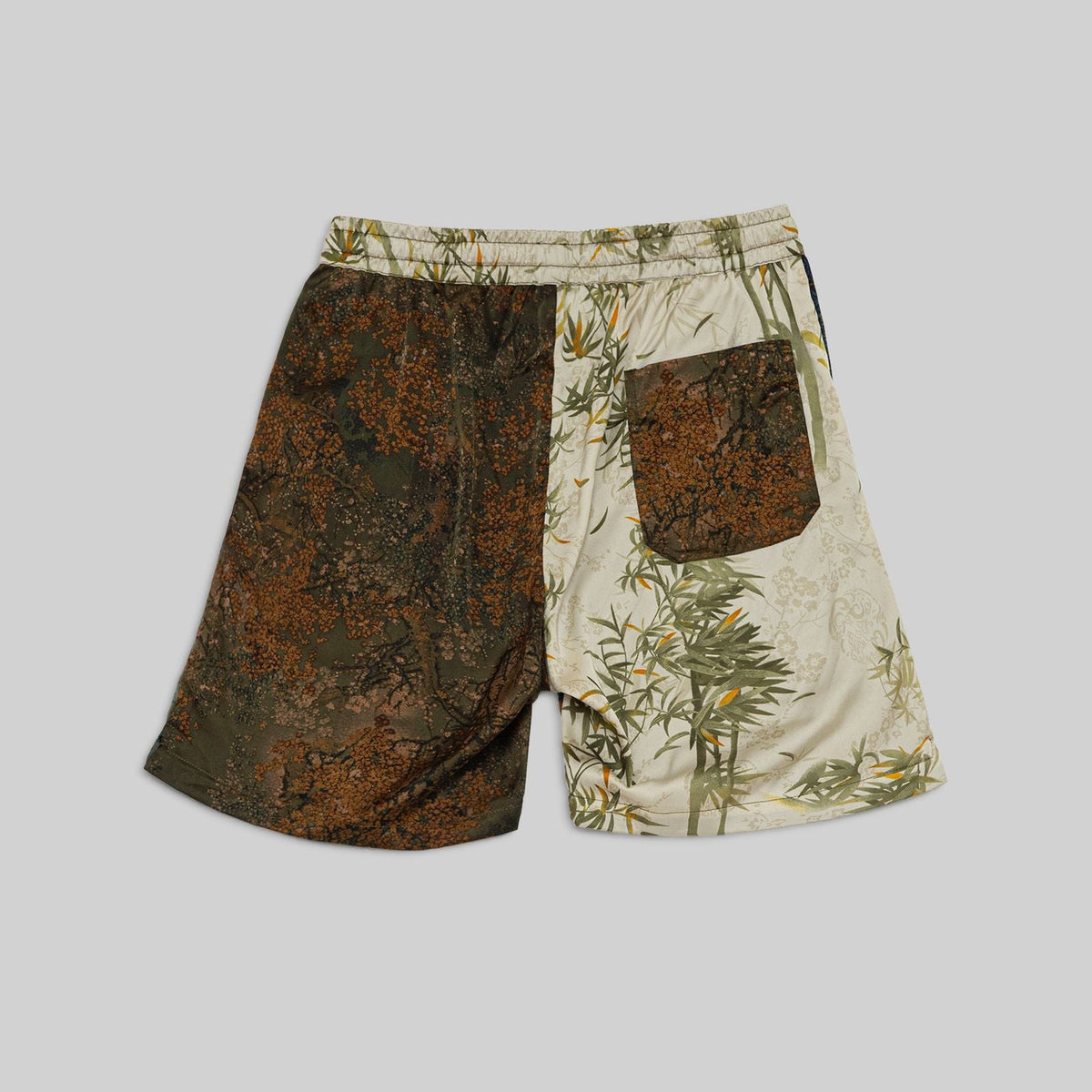 Patchwork Silk Camp Shorts - RES IPSA
