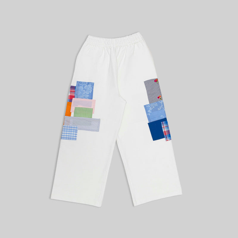 Patchwork Wide Leg Pants - RES IPSA