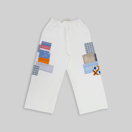 Patchwork Wide Leg Pants - RES IPSA