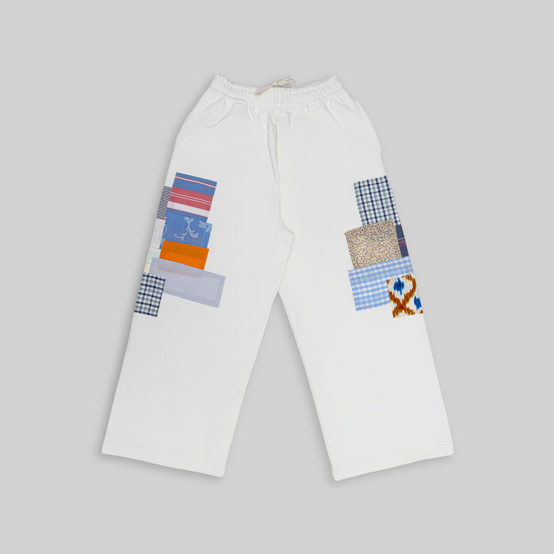 Patchwork Wide Leg Pants - RES IPSA