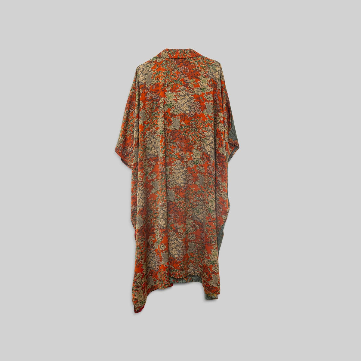 Silk Open Collar Kaftan - RES IPSA
