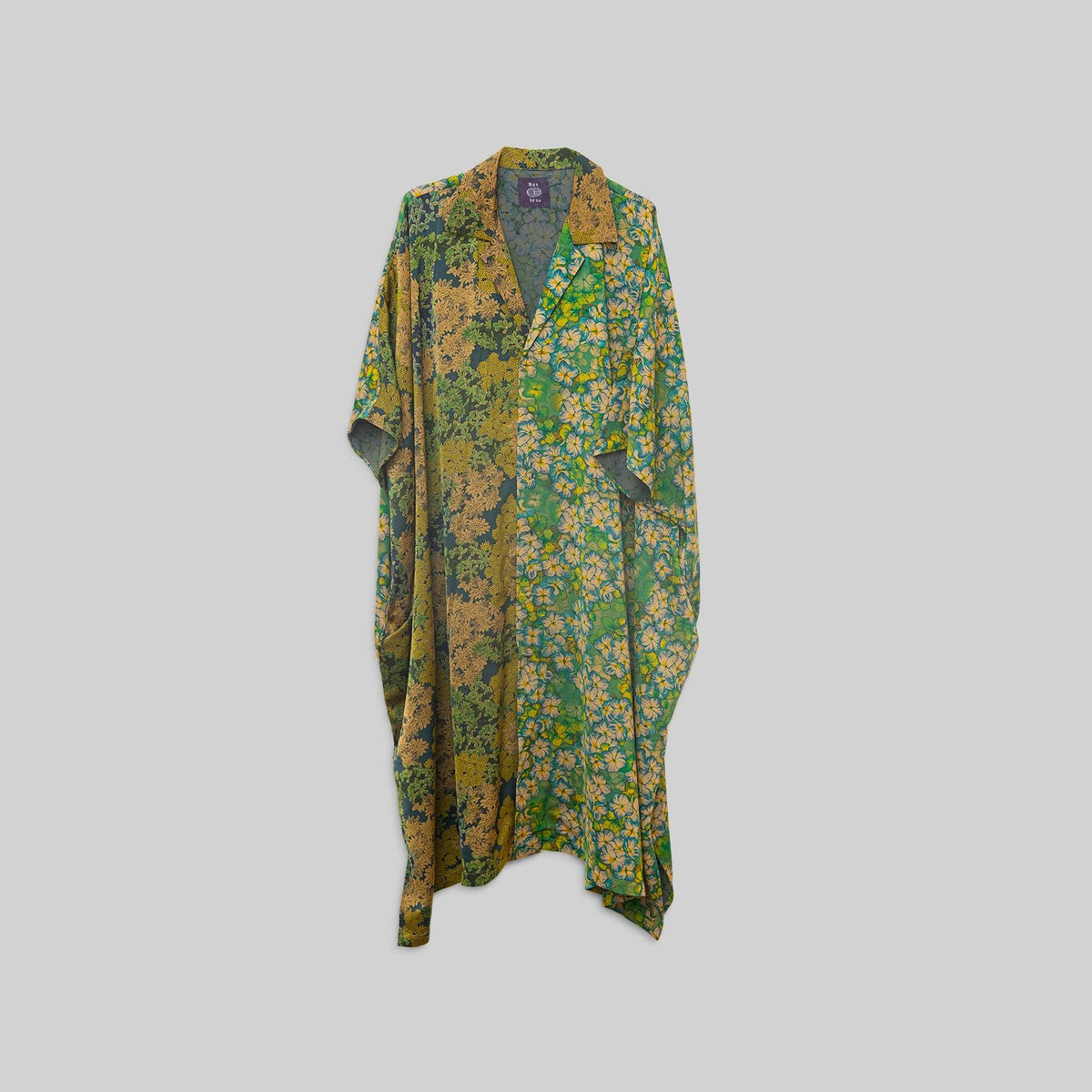 Silk Open Collar Kaftan - RES IPSA