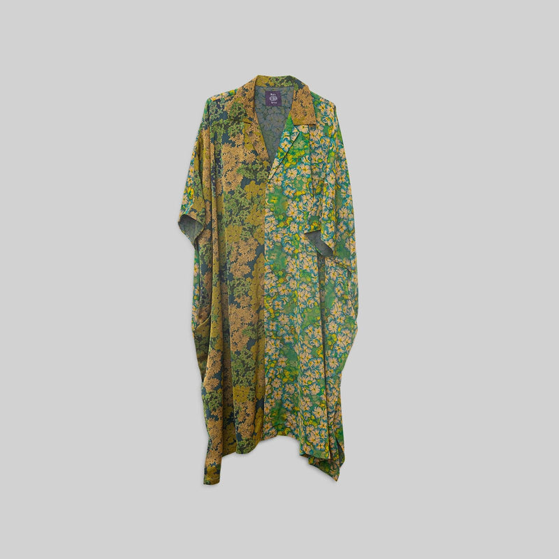 Silk Open Collar Kaftan - RES IPSA