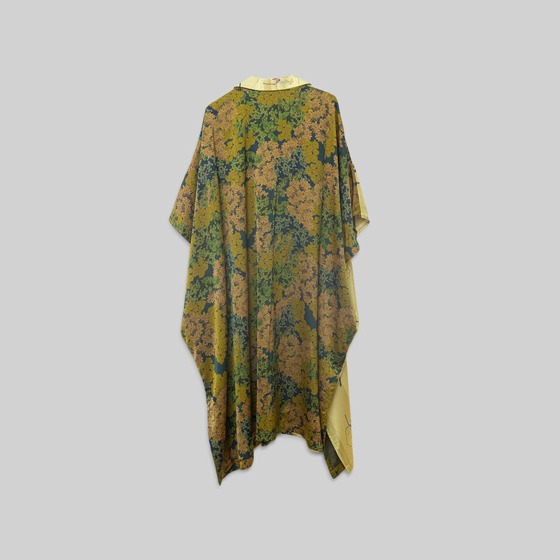 Silk Open Collar Kaftan - RES IPSA
