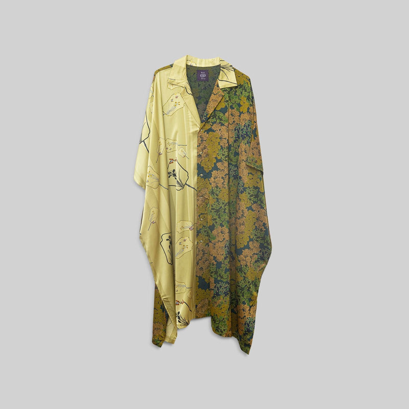 Silk Open Collar Kaftan - RES IPSA