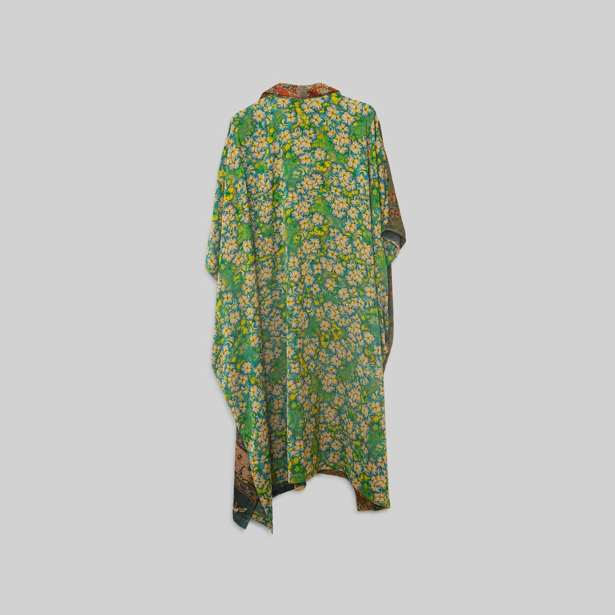 Silk Open Collar Kaftan - RES IPSA
