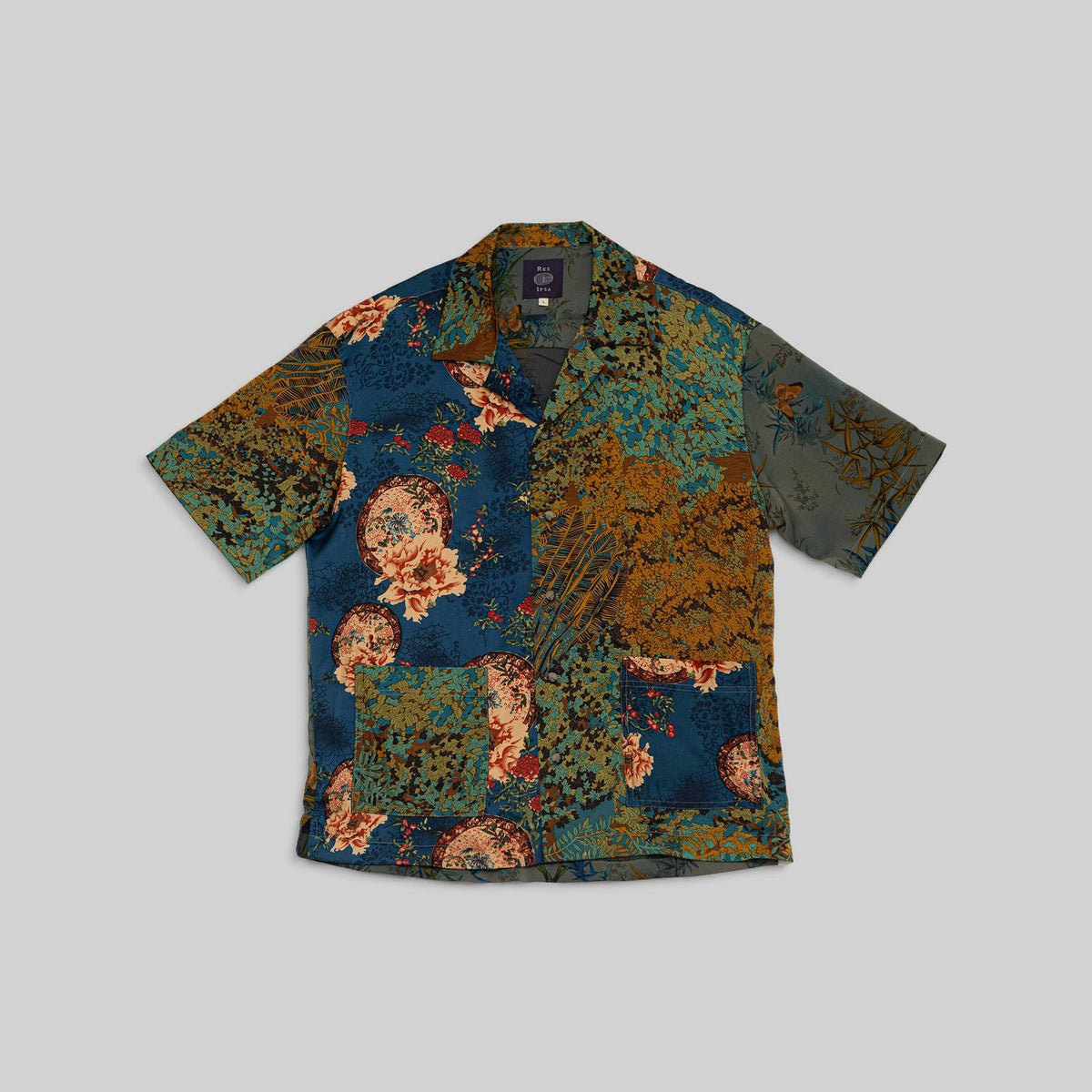 Silk Patchwork Camp Shirt - RES IPSA