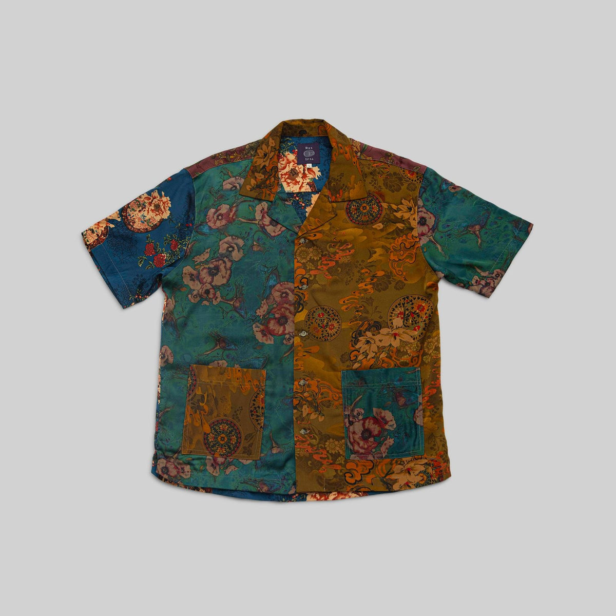 Silk Patchwork Camp Shirt - RES IPSA