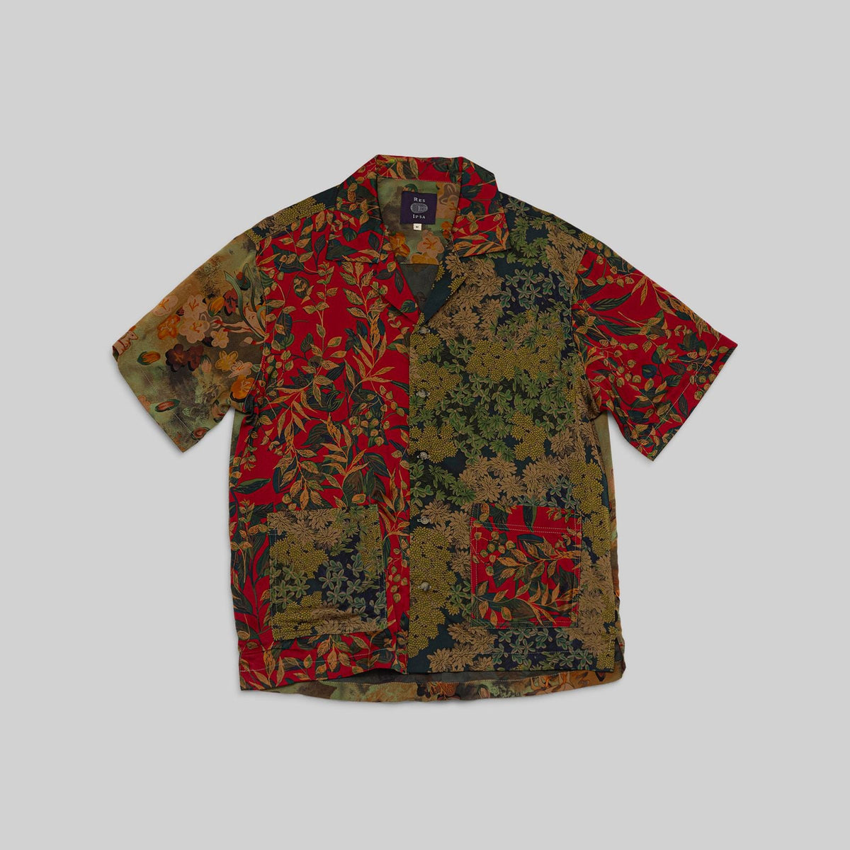 Silk Patchwork Camp Shirt - RES IPSA