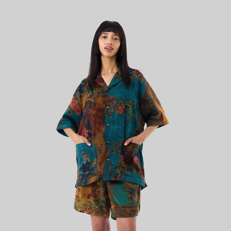 Silk Patchwork Camp Shirt - RES IPSA