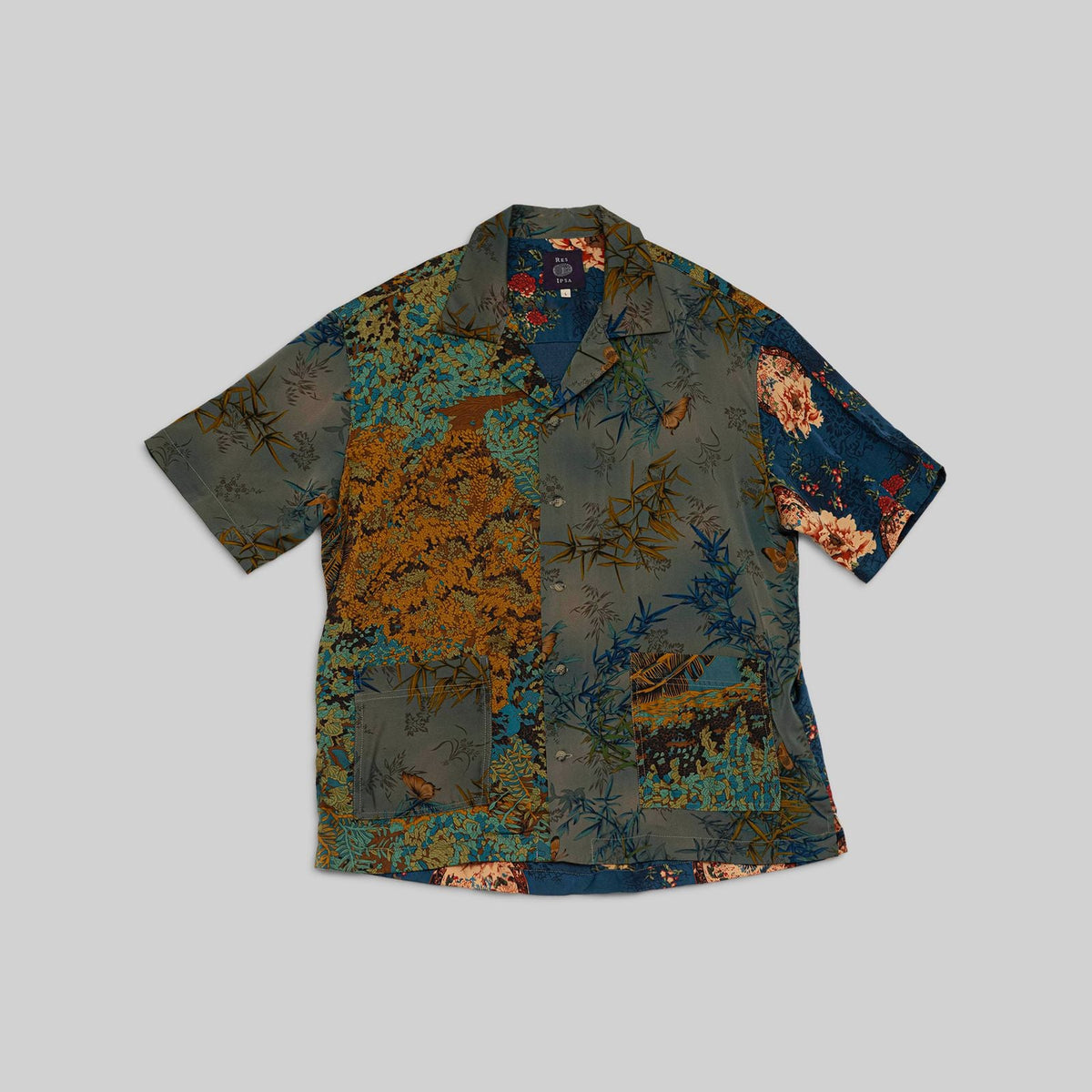 Silk Patchwork Camp Shirt - RES IPSA