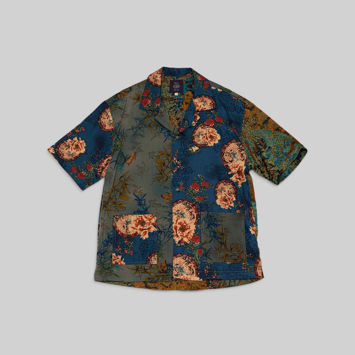 Silk Patchwork Camp Shirt - RES IPSA