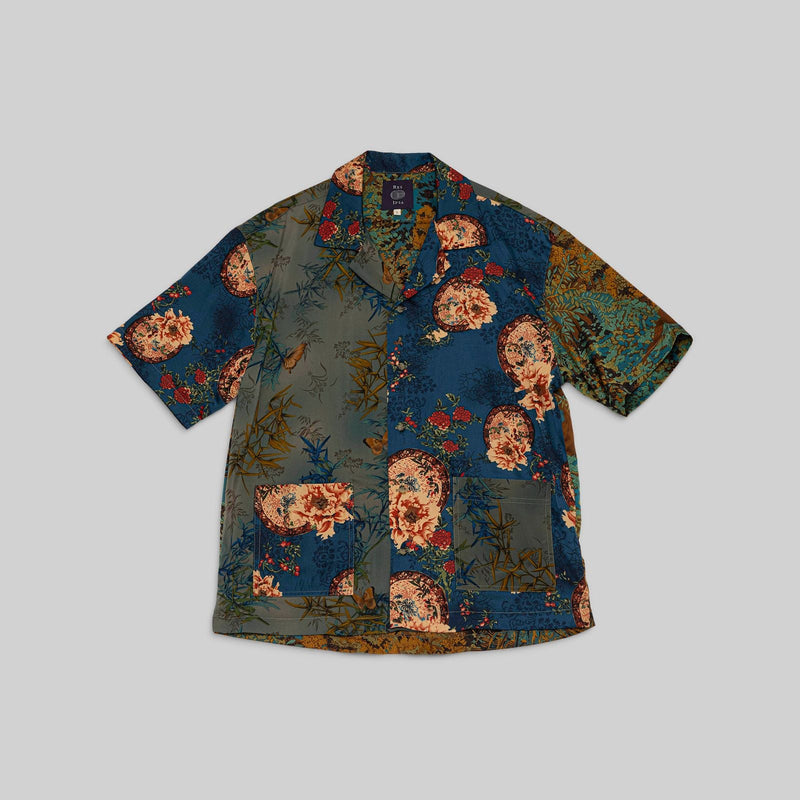 Silk Patchwork Camp Shirt - RES IPSA