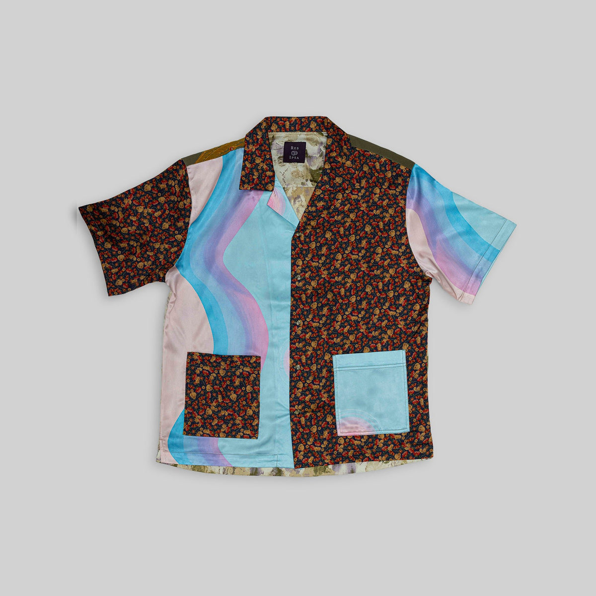 Silk Patchwork Camp Shirt - RES IPSA