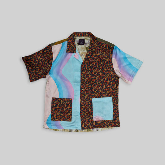 Silk Patchwork Camp Shirt - RES IPSA