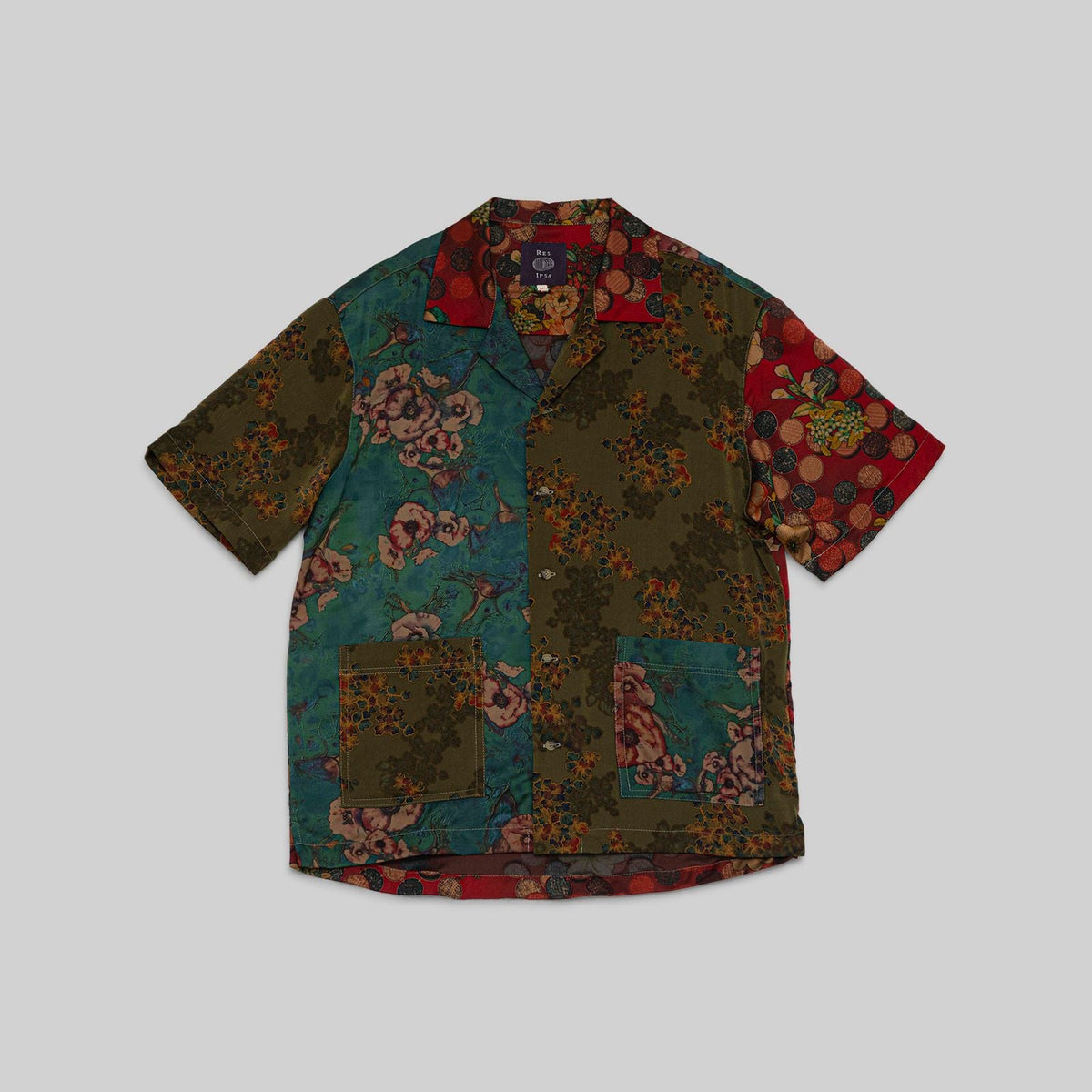 Silk Patchwork Camp Shirt - RES IPSA