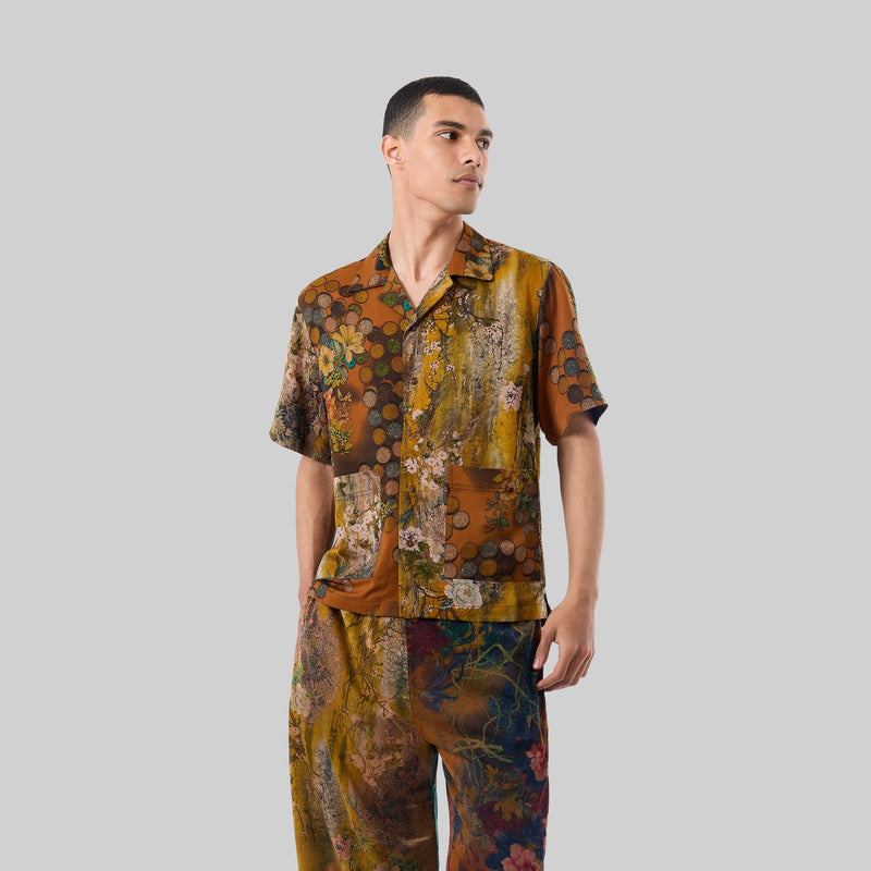 Silk Patchwork Camp Shirt - RES IPSA