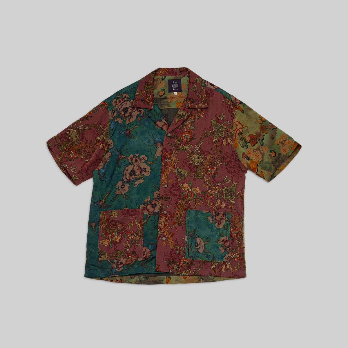 Silk Patchwork Camp Shirt - RES IPSA