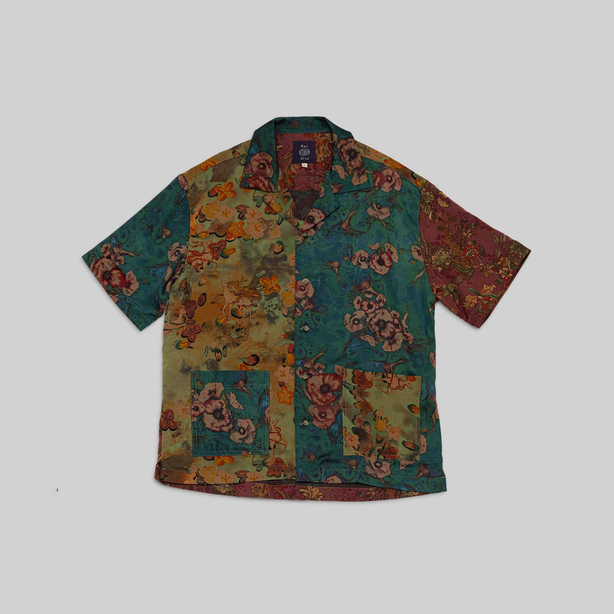 Silk Patchwork Camp Shirt - RES IPSA