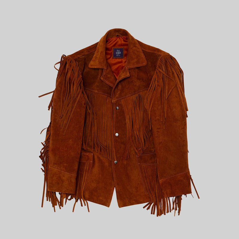 Suede Fringed Jacket - RES IPSA
